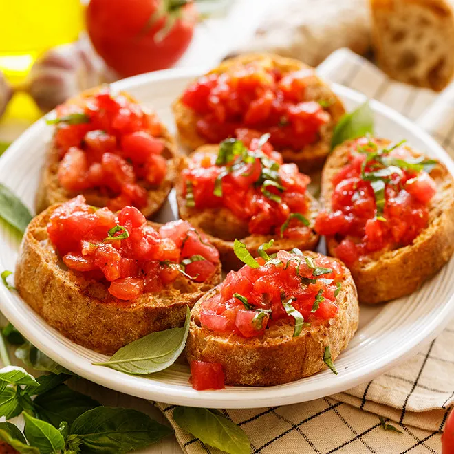 Bruschetta à la tomate