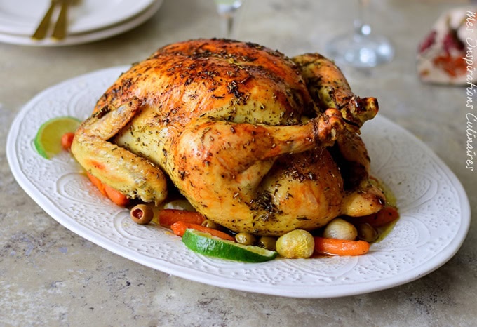 Poulet rôti aux herbes