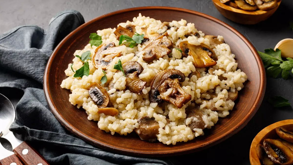 Risotto aux champignons